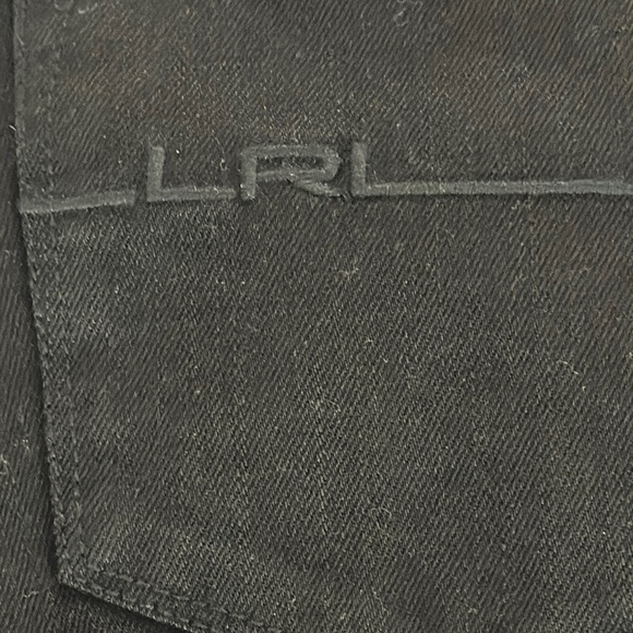 Ralph Lauren Black and Gold Straight Jeans - Picture 7 of 8